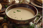 Velouté crémeux aux cèpes