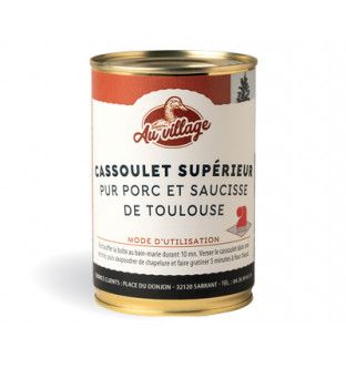 Cassoulet supérieur pur porc et saucisse de Toulouse