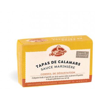 Tapas de Calamars sauce marinière